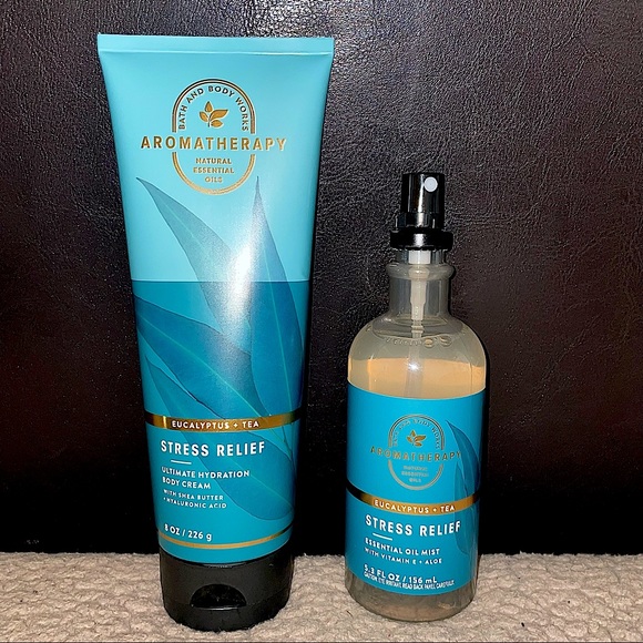 ‼️SOLD‼️ NWT Eucalyptus + Tea Aromatherapy Stress Relief Bundle from Bath & Body - Picture 8 of 13